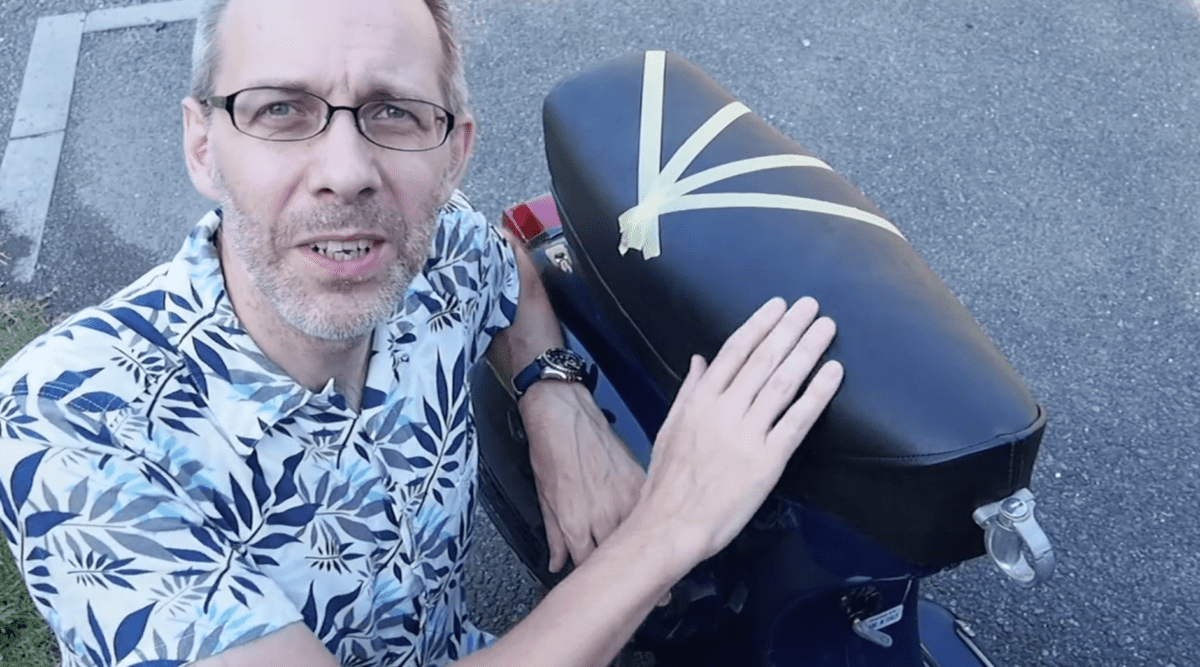 How to clean your vinyl scooter seat Classic Scooterist Magazine