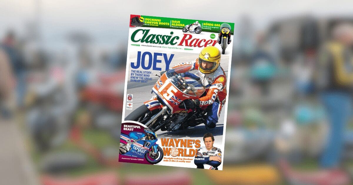 Step back in time with a snippet of the Classic Racer magazine ...